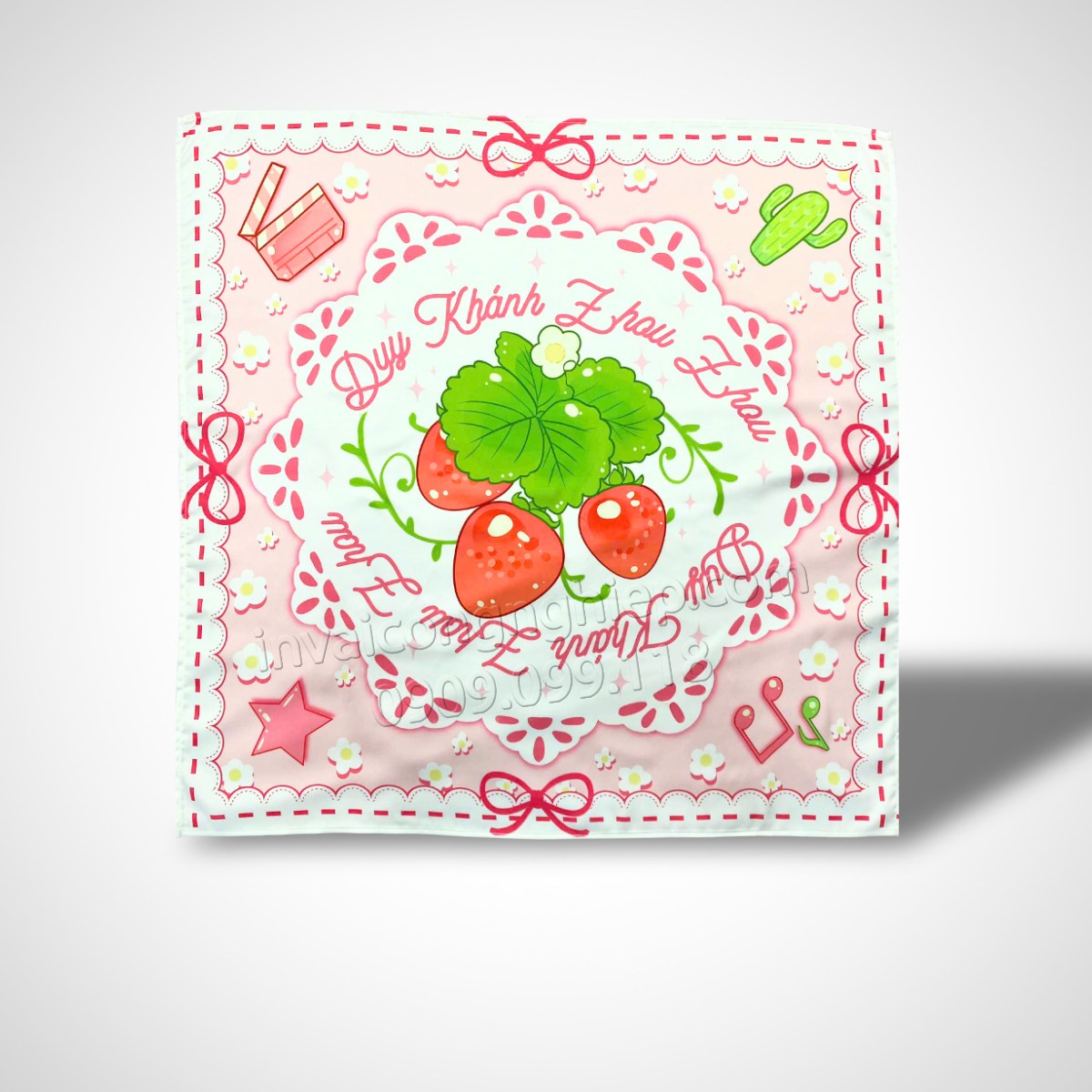 in khăn bandana theo yêu cầu